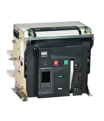 Фотография товара 'IEK ARMAT Воздушный автоматический выключатель стационарного исполнения 3P F 100кА AR-ACB-3FF-100-4000A-TDCF'