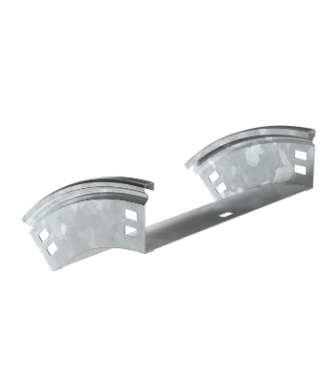 Фотография товара 'IEK ESCA Поворот плавный 45град тип В20 50х400мм HDZ CPV41-0-45-050-400-HDZ'