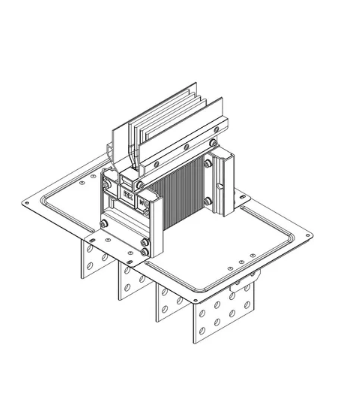 Фотография товара 'IEK LINEBAR Секция фланцевая прямая Тип1 2500А Al 3L+N+PER некрашеная IP55 транспортировочная LB-2500A4-25-F-F1'