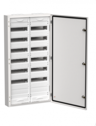 Фотография товара 'IEK TITAN 5 Корпус металлический ЩРн-168 (2х84) 1085х570х140мм IP54 белый (одна дверь) TI5-50-N-2X084-54'