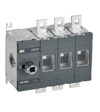 Фотография товара 'IEK KARAT Выключатель-разъединитель ВРК без рукоятки управления 3P 400А KA-VR10-3-0400'