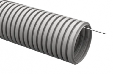 Фотография товара 'IEK Труба гофрированная ПВХ d=16 с зондом (100м) CTG20-16-K41-100-G'