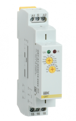 Фотография товара 'IEK Реле задержки включения ORT 1 контакт 12-240В AС/DC ORT-A1-ACDC12-240V'