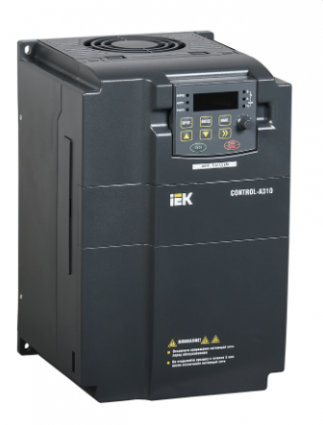 Фотография товара 'IEK Преобразователь частоты CONTROL-A310 380В 3Ф 5,5-7,5кВт 13-17A CNT-A310D33V055-075TEZ'