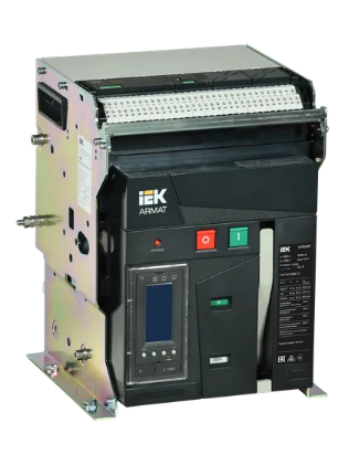 Фотография товара 'IEK ARMAT Воздушный автоматический выключатель стационарного исполнения 3P типоразмер B 85кА 1000А AR-ACB-3FB-085-1000A-TYCF'