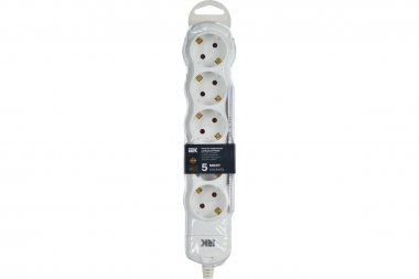 Фотография товара 'IEK WYP10-D-KP-16-05-ZS-K01 Розетка переносная разб. РПр05 5 мест'