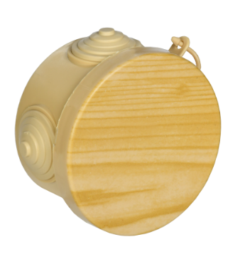 Фотография товара 'IEK Коробка распаячная КМ для открытой проводки D=65х40мм IP54 4 гермоввода сосна UKO21-065-040-000-K34-54'