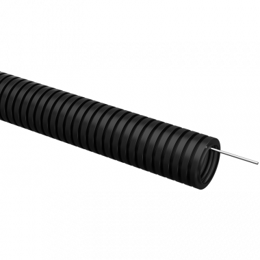 Фотография товара 'IEK ET-TG21-121-040-015-K02 ELASTA Труба гофр. ПВХ d=40мм с зондом'