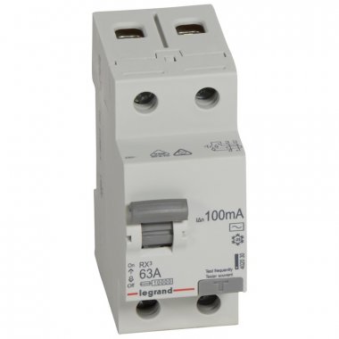 Фотография товара 'IEK 402030 RX3 ВДТ 100МА 63А 2П AC'
