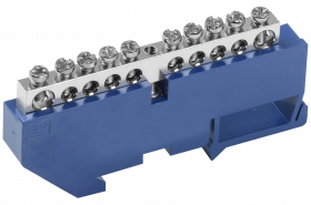 Фотография товара 'IEK Шина N "ноль" на DIN-изоляторе Ni ШНИ-6х9-10-Д-С, YNN10-10-D-K07-N'
