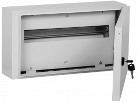 Фотография товара 'IEK Корпус металлический ЩРн-18з-0 У2 IP54, MKM11-N-18-54-Z'