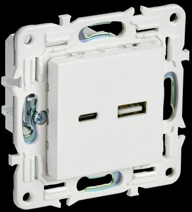 Фотография товара 'IEK SK-U22-D31-K01 SKANDY Роз. USB A+C 3,1А SK-R14W'