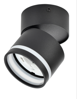 Фотография товара 'IEK LIGHTING Светильник 4034 настенно-потолочный под лампу GX53 черный LT-USB0-4034-GX53-1-K02'