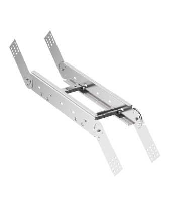 Фотография товара 'IEK Поворот вертикальный шарнирный лестничный LESTA 80х600мм CPV06-4-80-600'