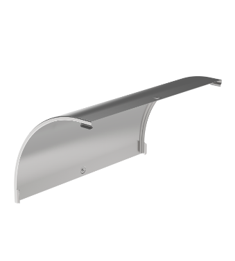 Фотография товара 'IEK Крышка поворота плавного 90град вертикального внешнего (тип В20) ESCA 600мм CPV41D-0-90-600-08'