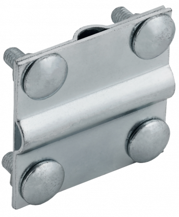 Фотография товара 'IEK ZCC13-14-1-12-40 Зажим крестообразный пол./пр.-пол./пр. 40/12мм оц. сталь HDZ'