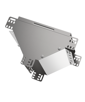 Фотография товара 'IEK Ответвитель Т-образный вертикальный вниз 80х150 HDZ CLM50D-OVN-080-150-HDZ'