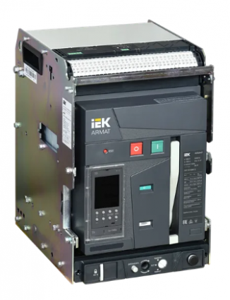 Фотография товара 'IEK ARMAT Воздушный автоматический выключатель выдвижного исполнения 3P типоразмер B 85кА 1000А AR-ACB-3VB-085-1000A-TDCF'