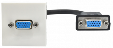 Фотография товара 'IEK PR-KK40D-RV-0-1-K01 PRIMER РКМ-10-20-П Розетка VGA M/M (1 мод.)'