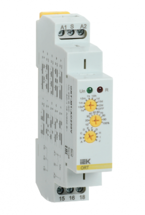 Фотография товара 'IEK Реле времени ORT многофункциональное 1 контакт 230В AС ORT-M1-AC230V'