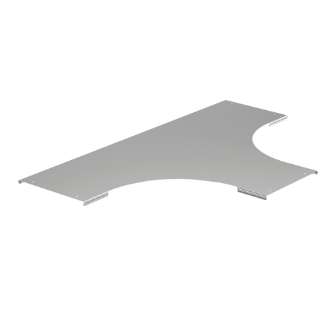 Фотография товара 'IEK Крышка разветвителя лестничного LESTA Т-образного основание 400мм R300 CRT04D-4-400-10'