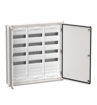 Фотография товара 'IEK TITAN 5 Корпус металлический ЩРв-180 (3х60) 880х885х130мм IP31 белый (две двери) TI5-50-V-3X060-31'