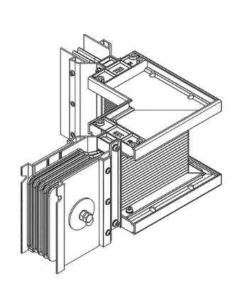 Фотография товара 'IEK LINEBAR Секция угловая левая 1250А Al 3L+N+PER IP55 транспортировочная LB-1250A4-35-F-LL'