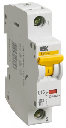 Фотография товара 'IEK Автомат выключатель ВА47-29 1Р 4А 4,5кА х-ка В MVA20-1-004-B'