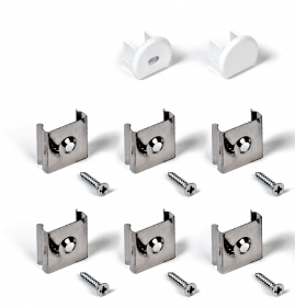 Фотография товара 'IEK Набор для монтажа накладного круглого профиля для светодиодной ленты 1816, LSADD1816-SET2-N2-04'