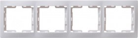 Фотография товара 'IEK Рамка 4-местная вертикальная РВ-4-КБ КВАРТА, EMK41-K01-DM'