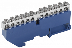 Фотография товара 'IEK Шина N "ноль" на DIN-изоляторе Ni ШНИ-6х9-12-Д-С, YNN10-12-D-K07-N'