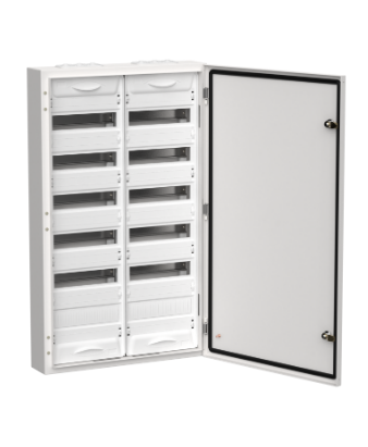 Фотография товара 'IEK TITAN 5 Корпус металлический ЩРн-144 (2х72) 960х570х140мм IP54 белый (одна дверь) TI5-50-N-2X072-54'