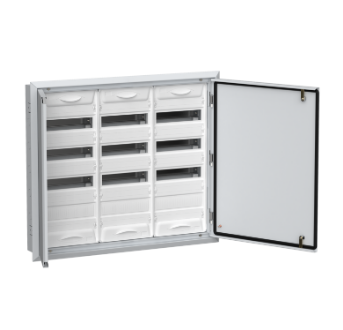 Фотография товара 'IEK TITAN 5 Корпус металлический ЩРв-144 (3х48) 755х885х130мм IP31 белый (две двери) TI5-50-V-3X048-31'