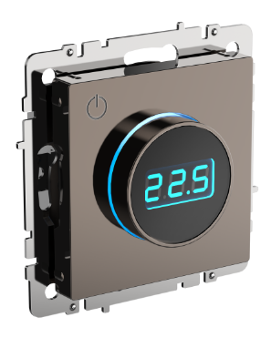 Фотография товара 'IEK BRITE Термостат электронный с индикацией ТС10-1-БрТБ темная бронза BR-RT11-K45'