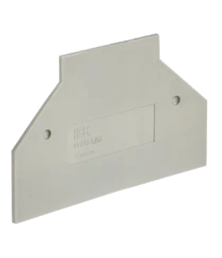 Фотография товара 'IEK Разделитель для колодки клеммной CTS малый 6/10мм2 серый YCT10-00-K03-006-PP'