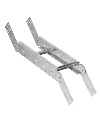 Фотография товара 'IEK Поворот вертикальный шарнирный лестничный LESTA 100х400мм HDZ CPV06-4-100-400-HDZ'