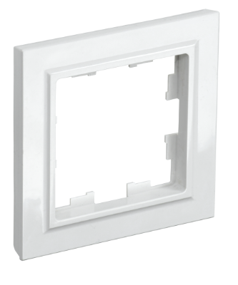 Фотография товара 'IEK BRITE Рамка 1-местная РУ-1-БрБ белый BR-M12-K01-PRO'