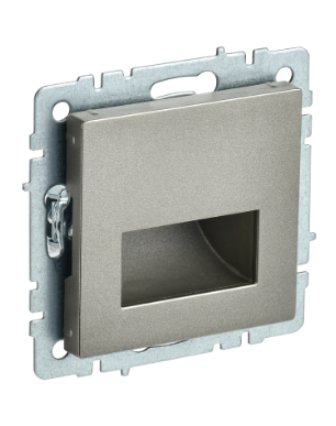 Фотография товара 'IEK BRITE Подсветка светодиодная встраиваемая ПЛ20-БрШ шампань BR-FL20-K37'