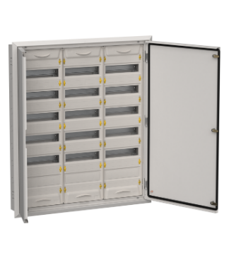 Фотография товара 'IEK TITAN 5 Корпус металлический ЩРв-216 (3х72) 1005х885х130мм IP31 серый (две двери) TI5-50-V-3X072-31-7035'