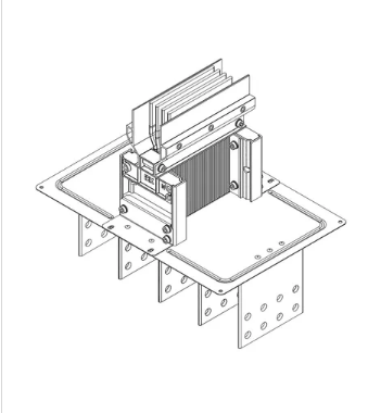Фотография товара 'IEK LINEBAR Секция фланцевая прямая Тип2 2000А Al 3L+N+PER некрашеная IP55 транспортировочная LB-2000A4-25-F-F2'