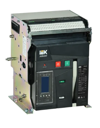 Фотография товара 'IEK ARMAT Воздушный автоматический выключатель стационарного исполнения 3P типоразмер B 85кА 800А AR-ACB-3FB-085-0800A-TYCF'