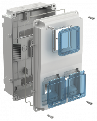 Фотография товара 'IEK KR5-KP33-N-10-66 KREPTA 5 Корпус пластиковый ЩУРн-П 3/10 IP66'