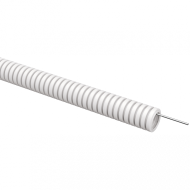 Фотография товара 'IEK ET-TG21-121-020-100-K01 ELASTA Труба гофр. ПВХ d=20мм с зондом'