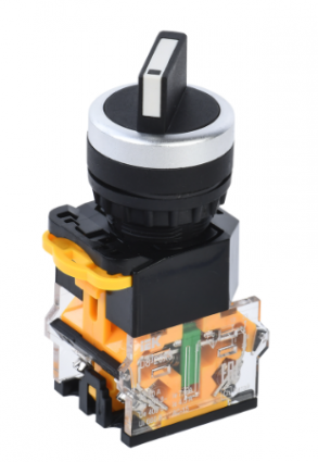 Фотография товара 'IEK Переключатель D8-20X3 на 3 положения 2з черный BSW30-20X3-4-24-2-K02'