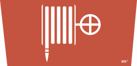 Фотография товара 'IEK Самоклеющая этикетка "Пожарный гидрант" ССА 5043, LPC10-1-31-28-PGID'