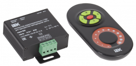 Фотография товара 'IEK Контроллер с ПДУ радио MONO 1 канал 12В 10А 120Вт, LSC1-MONO-120-RF-20-12-B'