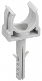 Фотография товара 'IEK Держатель с защёлкой и дюбелем CT16 (без винта), CTA10MP-CT16-K41-100'