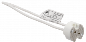 Фотография товара 'IEK Патрон подвесной GU5.3 со шнуром керамика, EPC60-04-01-K01'