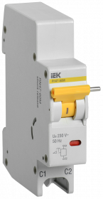 Фотография товара 'IEK Расцепитель независимый РН47-60М на DIN-рейку для ВА47-60M, MVA31D-RN-1'