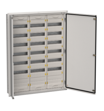 Фотография товара 'IEK TITAN 5 Корпус металлический ЩРв-252 (3х84) 1130х885х130мм IP31 серый (две двери) TI5-50-V-3X084-31-7035'